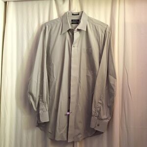 Nautica light khaki Men’s Long Sleeve Shirt